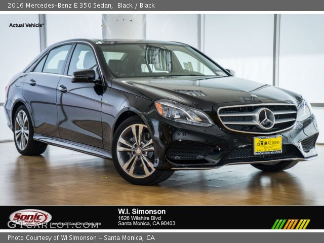 2016 Mercedes-Benz E 350 Sedan in Black