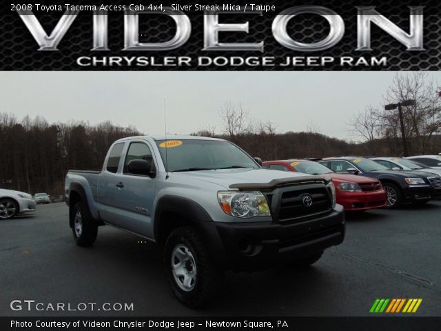 2008 Toyota Tacoma Access Cab 4x4 in Silver Streak Mica
