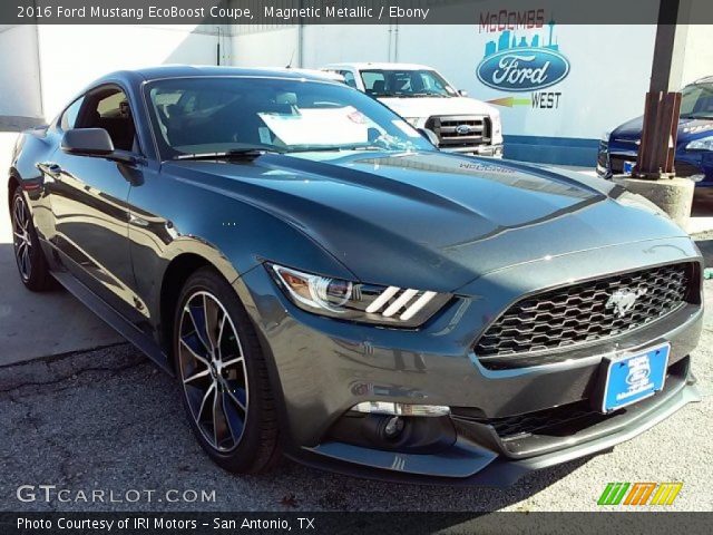 2016 Ford Mustang EcoBoost Coupe in Magnetic Metallic