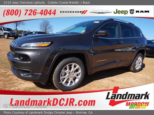 2016 Jeep Cherokee Latitude in Granite Crystal Metallic