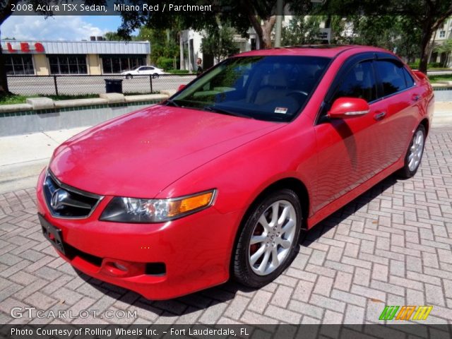 2008 Acura TSX Sedan in Milano Red