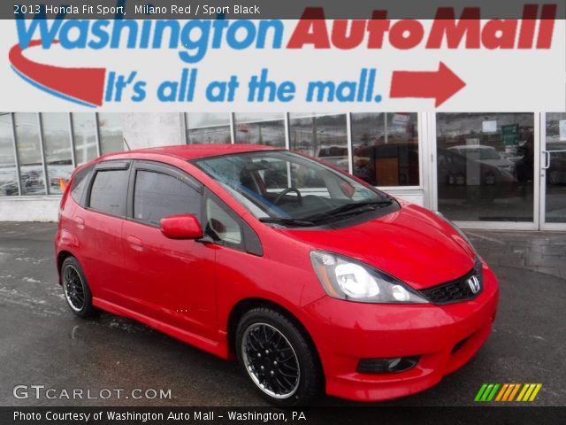 2013 Honda Fit Sport in Milano Red