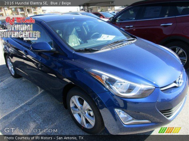 2016 Hyundai Elantra SE in Blue