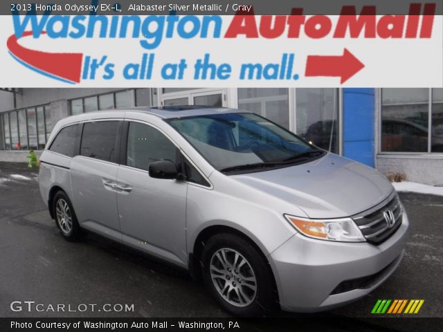 2013 Honda Odyssey EX-L in Alabaster Silver Metallic