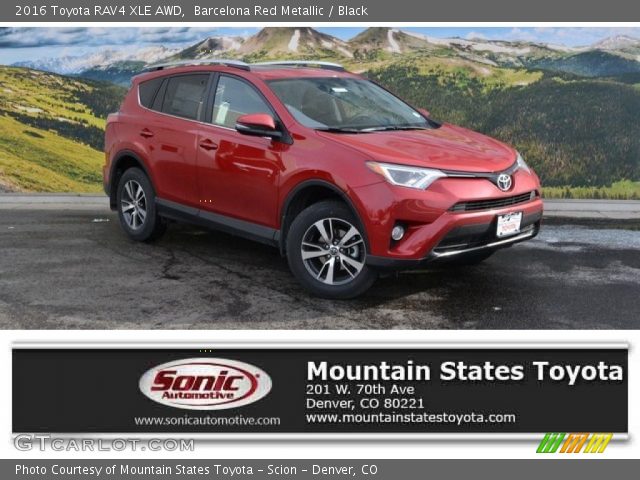 2016 Toyota RAV4 XLE AWD in Barcelona Red Metallic