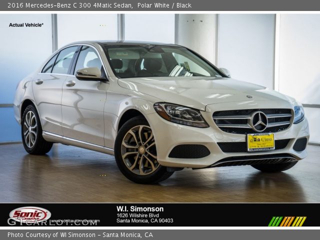 2016 Mercedes-Benz C 300 4Matic Sedan in Polar White