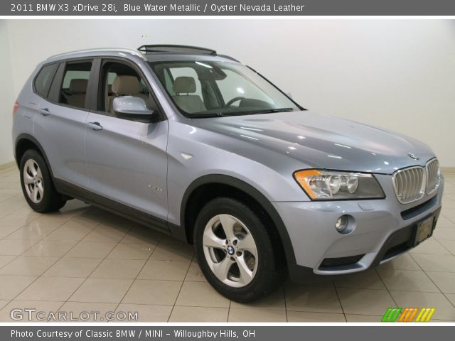 2011 BMW X3 xDrive 28i in Blue Water Metallic