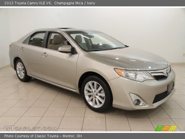 2013 Toyota Camry XLE V6 in Champagne Mica