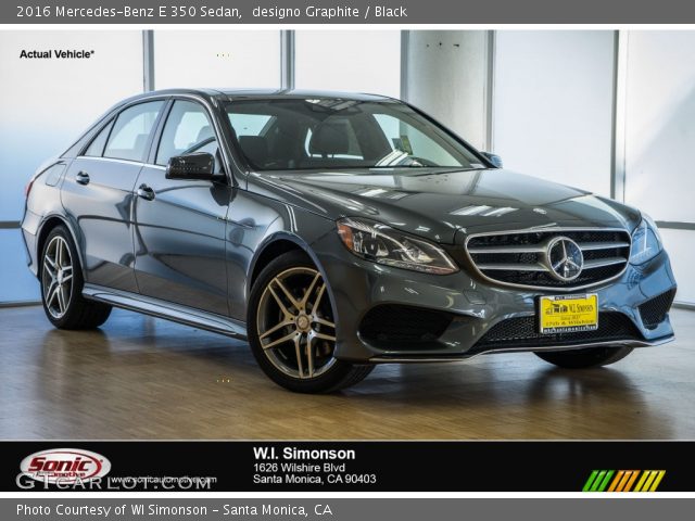 2016 Mercedes-Benz E 350 Sedan in designo Graphite