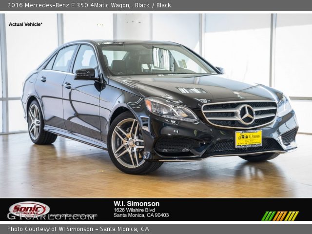 2016 Mercedes-Benz E 350 4Matic Wagon in Black