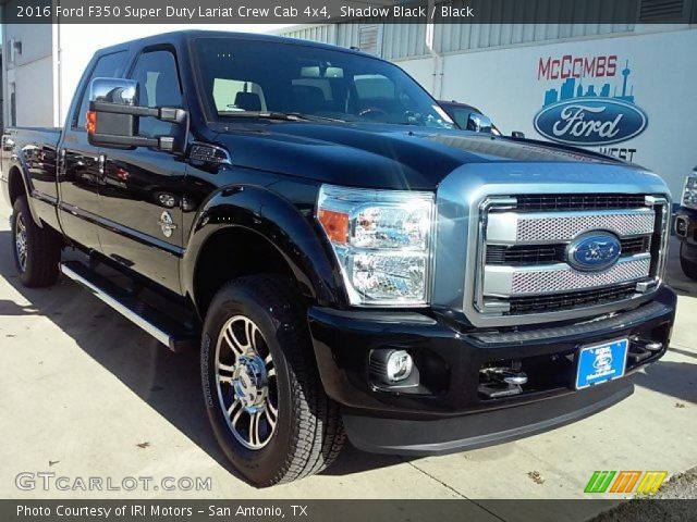 2016 Ford F350 Super Duty Lariat Crew Cab 4x4 in Shadow Black