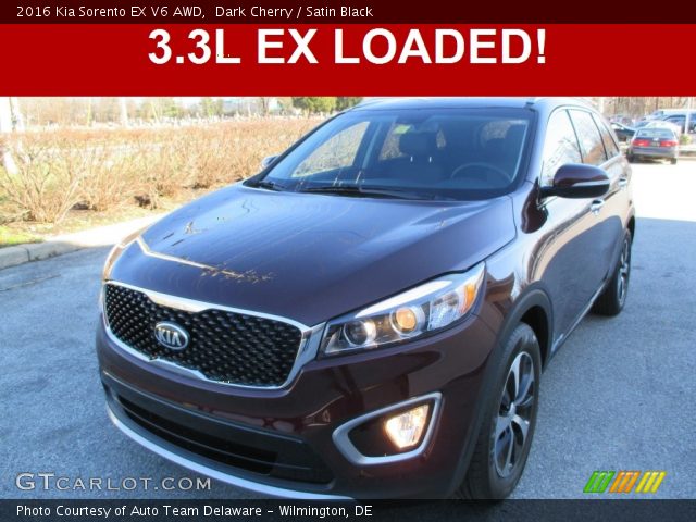 2016 Kia Sorento EX V6 AWD in Dark Cherry