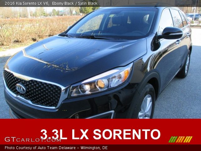 2016 Kia Sorento LX V6 in Ebony Black