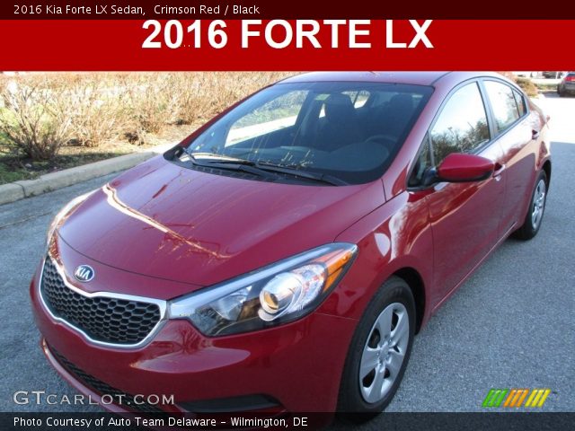 2016 Kia Forte LX Sedan in Crimson Red