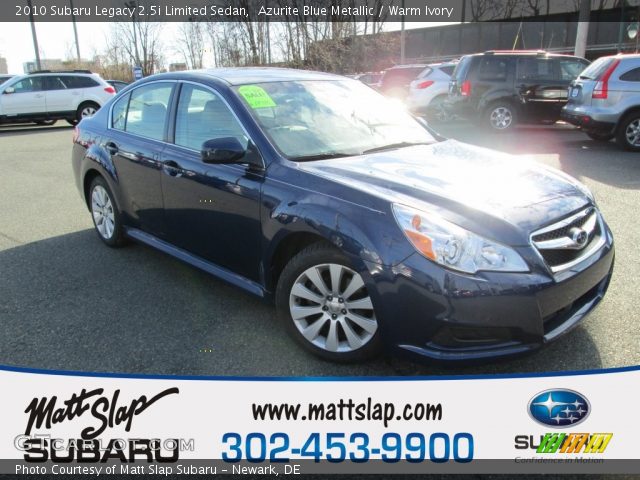 2010 Subaru Legacy 2.5i Limited Sedan in Azurite Blue Metallic