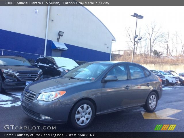 2008 Hyundai Elantra GLS Sedan in Carbon Gray Metallic