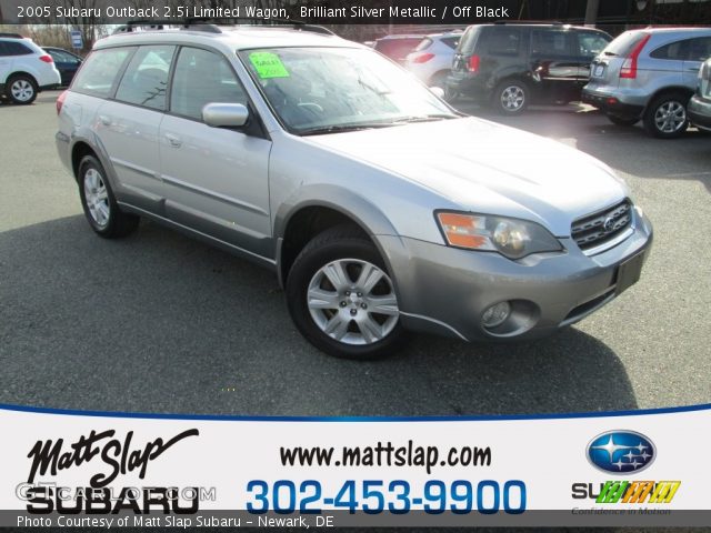 2005 Subaru Outback 2.5i Limited Wagon in Brilliant Silver Metallic