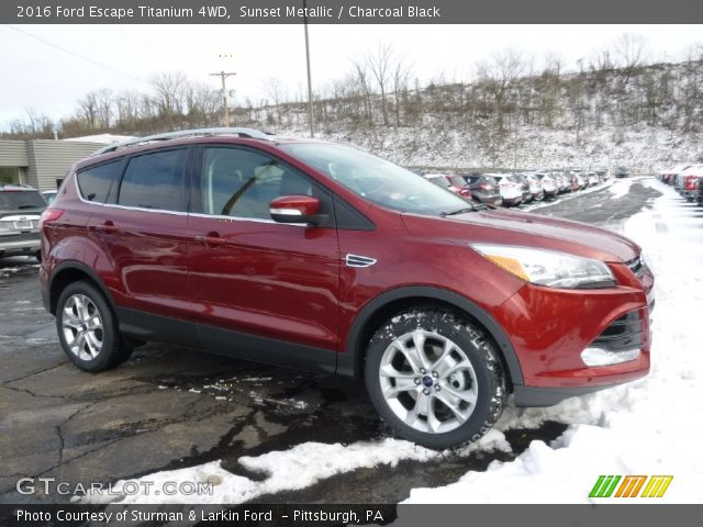 2016 Ford Escape Titanium 4WD in Sunset Metallic