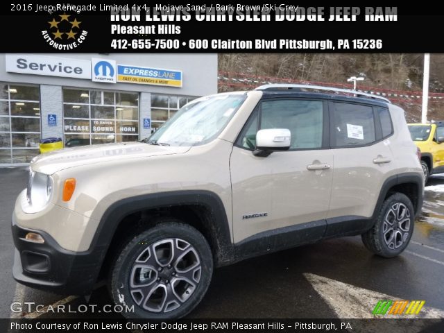2016 Jeep Renegade Limited 4x4 in Mojave Sand