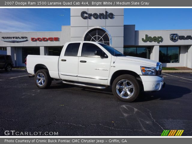 2007 Dodge Ram 1500 Laramie Quad Cab 4x4 in Bright White