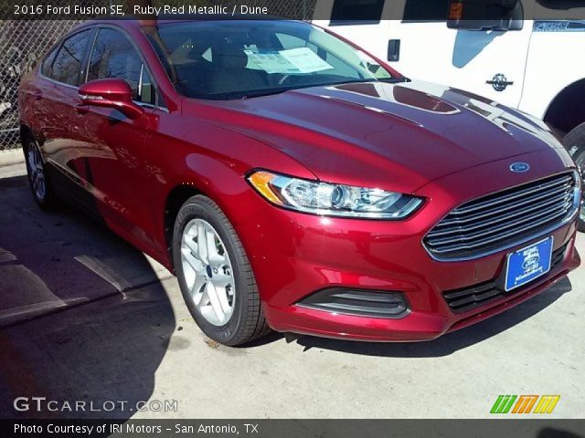 2016 Ford Fusion SE in Ruby Red Metallic
