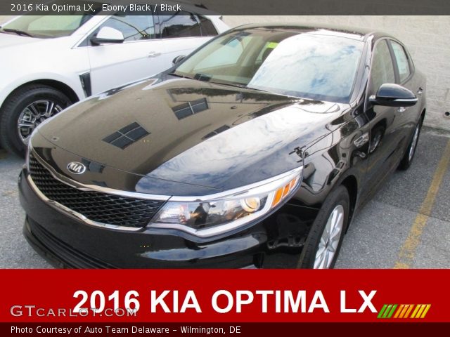 2016 Kia Optima LX in Ebony Black