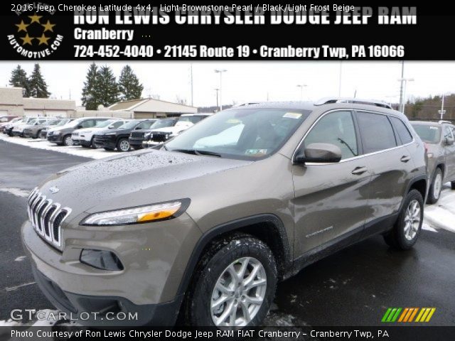 2016 Jeep Cherokee Latitude 4x4 in Light Brownstone Pearl