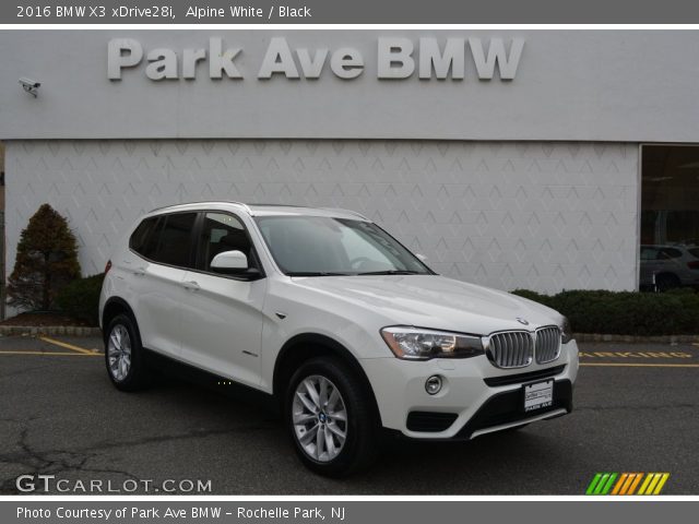 2016 BMW X3 xDrive28i in Alpine White