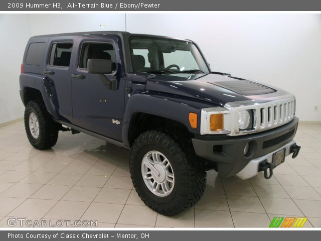 2009 Hummer H3  in All-Terrain Blue