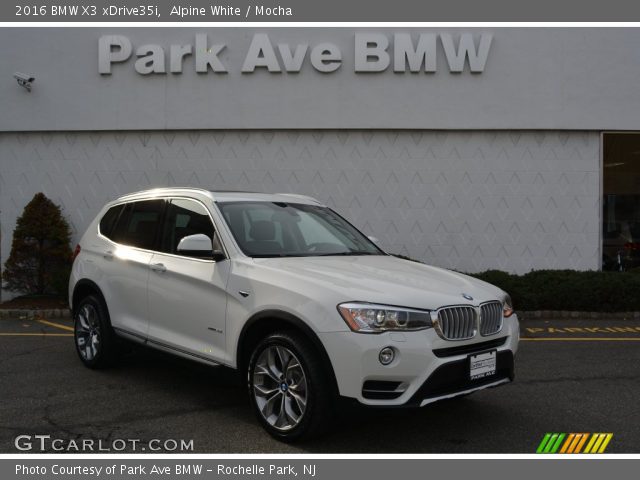 2016 BMW X3 xDrive35i in Alpine White