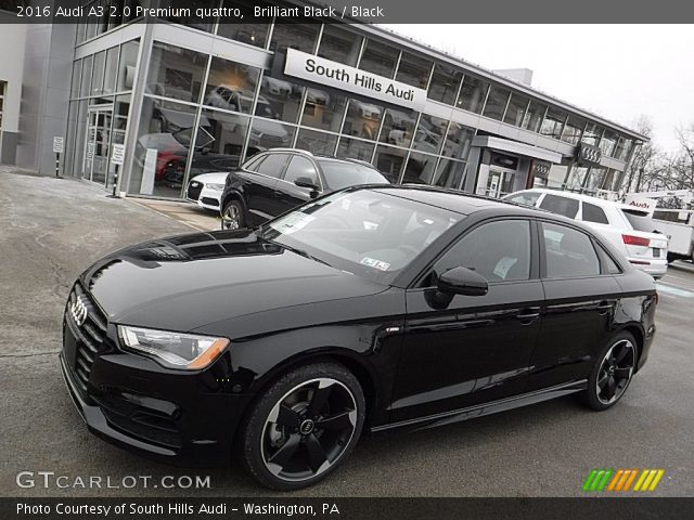 2016 Audi A3 2.0 Premium quattro in Brilliant Black