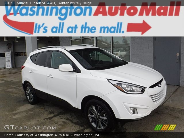 2015 Hyundai Tucson SE AWD in Winter White