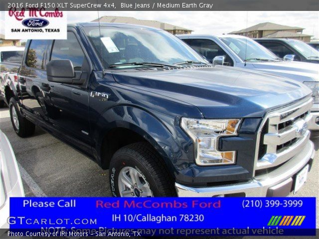 2016 Ford F150 XLT SuperCrew 4x4 in Blue Jeans