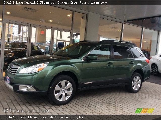 2012 Subaru Outback 2.5i Limited in Cypress Green Pearl
