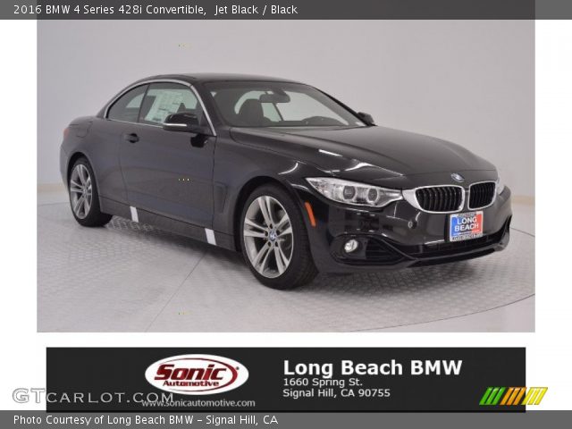 2016 BMW 4 Series 428i Convertible in Jet Black