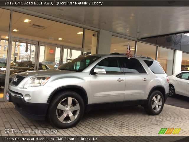 2012 GMC Acadia SLT AWD in Quicksilver Metallic