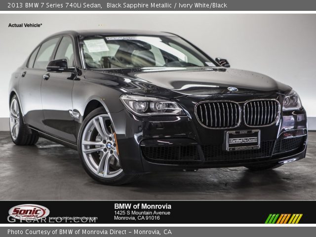 2013 BMW 7 Series 740Li Sedan in Black Sapphire Metallic