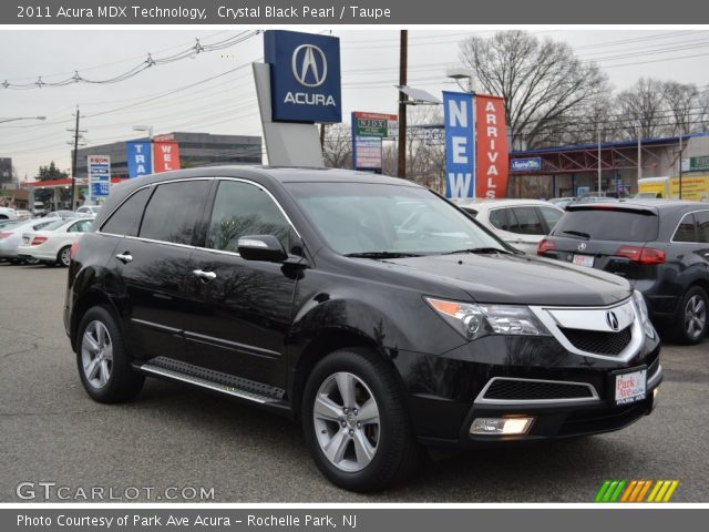 2011 Acura MDX Technology in Crystal Black Pearl