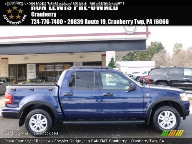 2008 Ford Explorer Sport Trac XLT in Dark Blue Pearl Metallic
