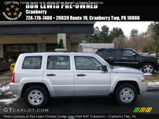 2007 Jeep Patriot Sport 4x4 in Bright Silver Metallic