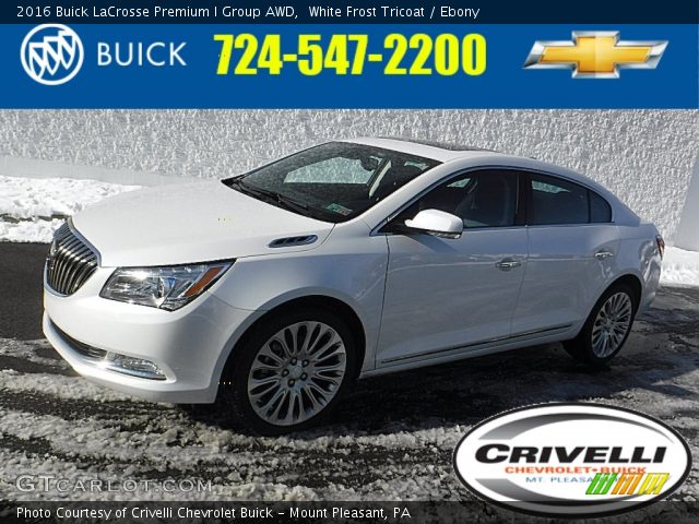 2016 Buick LaCrosse Premium I Group AWD in White Frost Tricoat