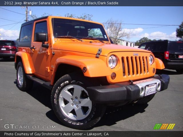 2012 Jeep Wrangler Sahara 4x4 in Crush Orange