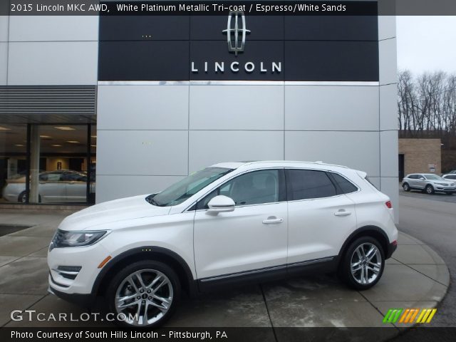 2015 Lincoln MKC AWD in White Platinum Metallic Tri-coat