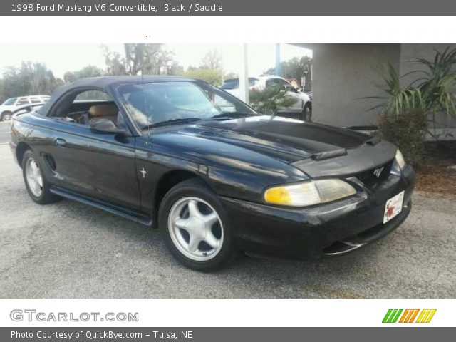1998 Ford Mustang V6 Convertible in Black