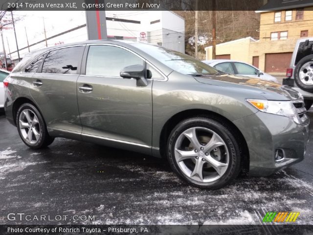 2014 Toyota Venza XLE in Cypress Green Pearl