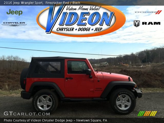 2016 Jeep Wrangler Sport in Firecracker Red