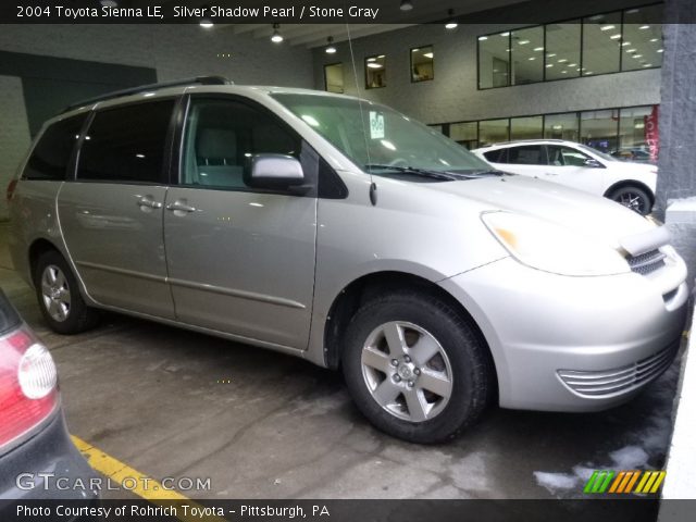 2004 Toyota Sienna LE in Silver Shadow Pearl