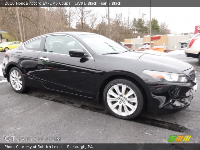 2010 Honda Accord EX-L V6 Coupe in Crystal Black Pearl