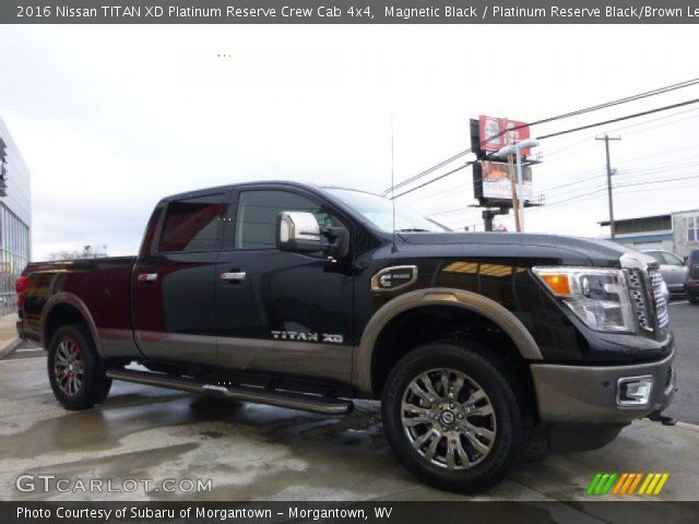 2016 Nissan TITAN XD Platinum Reserve Crew Cab 4x4 in Magnetic Black