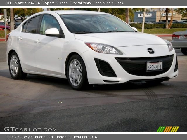 2011 Mazda MAZDA3 i Sport 4 Door in Crystal White Pearl Mica